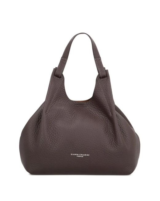 Gianni Chiarini Dua レザーハンドバッグ Brown