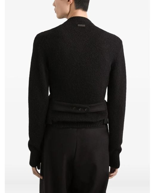 Sweat À Empiècements Superposés Dolce & Gabbana pour homme en coloris Black