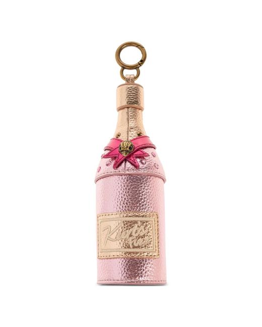 Kurt Geiger Pink Bottle-Shaped Charm
