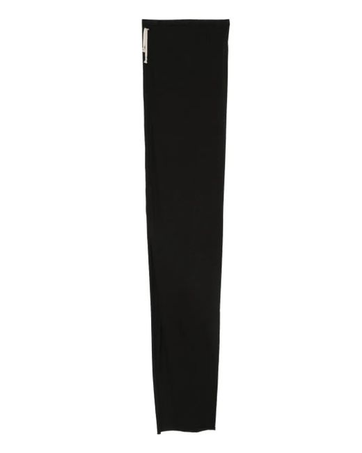 Rick Owens ドローストリング マキシスカート Black