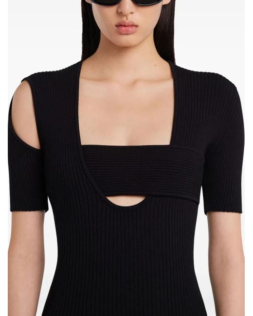 Courreges Black Infinity Jumper