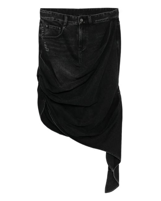 JNBY Black Tencel Skirt
