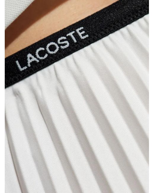 Lacoste Geplooide Rok in het White