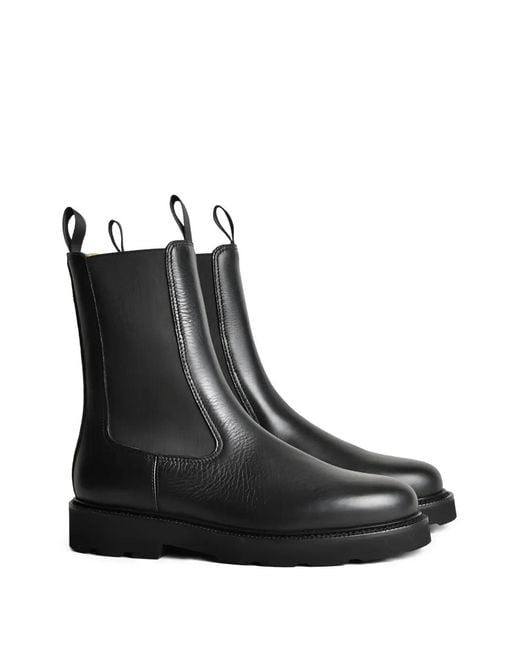 Henderson Black Leather Boots
