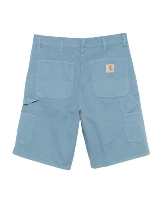 Carhartt Blue Single Knee Bermuda Shorts for men