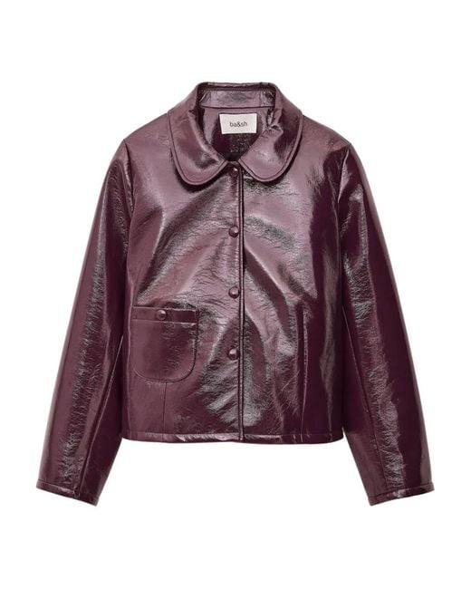 Ba&sh Purple Meelos Jacket