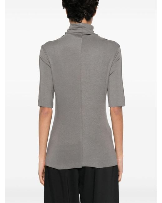 Thom Krom Gray Stretch-Jersey Top