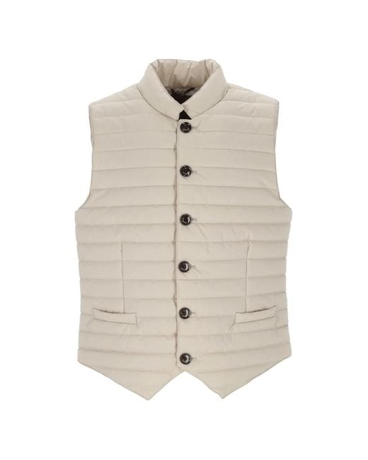 ONTHEBUND White Button Padded Jacket for men