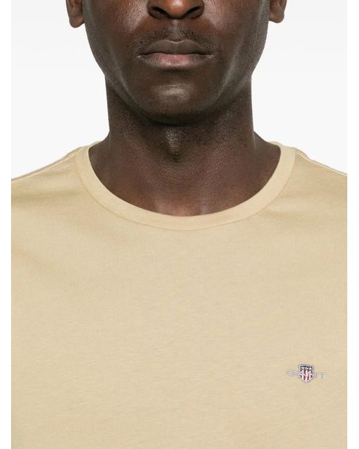 Gant Natural Logo Short-Sleeve T-Shirt for men