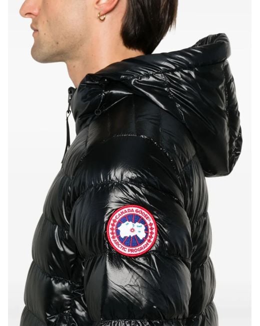 Canada Goose Black Crofton Down Jacket for men