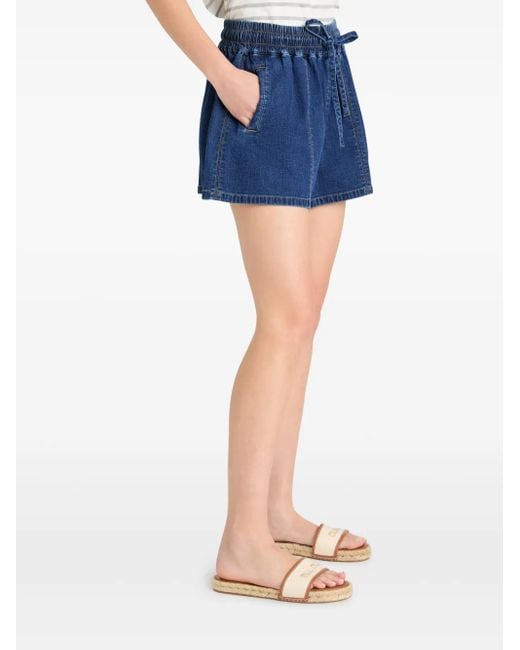 Cinq À Sept Denim Shorts in het Blue