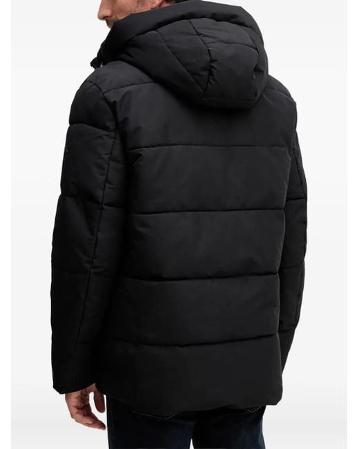 Michael Kors Black Hooded Jacket for men