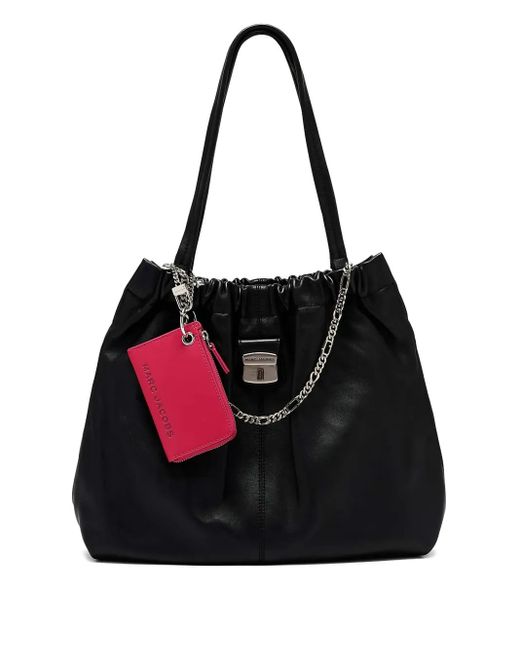 Marc Jacobs Red Top-Zip Charm Wallet