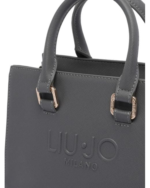Liu Jo Black Shopper Mit Logo-Prägung