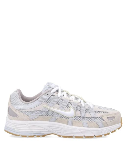 Nike White P-6000 Sneakers
