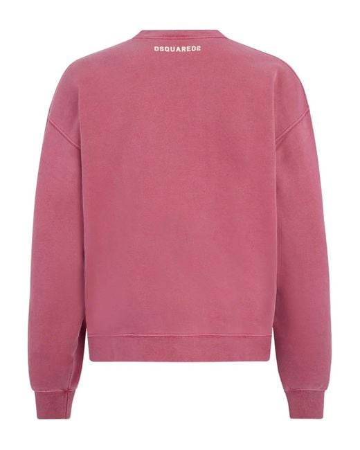 DSquared² Pink Sweatshirt With Patch