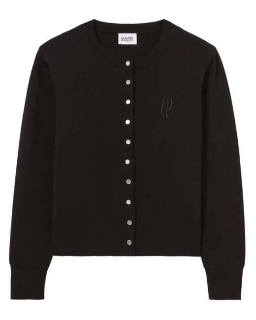 Claudie Pierlot Black Button-Up Cardigan