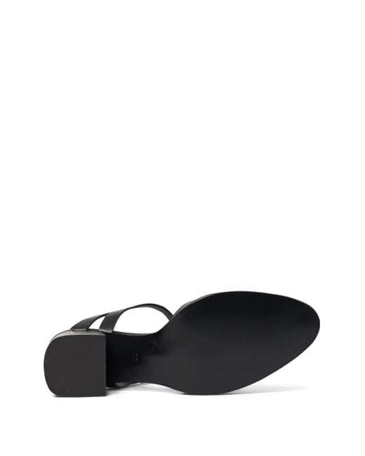 Scarosso Black 55Mm Giulia Block-Heel Strappy Sandals