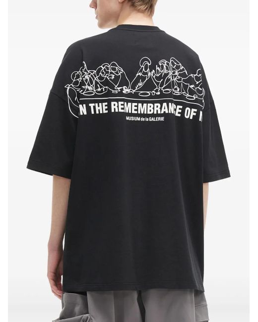 T-Shirt di Musium Div. in Black da Uomo