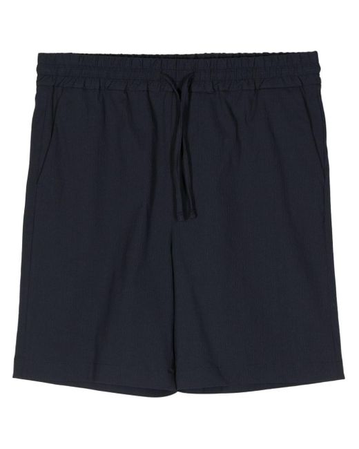 Lardini Blue Drawstring-waist Track Shorts for men