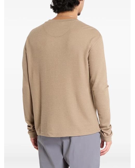 C.r.a.f.t Blue Waffle Layer T-Shirt for men