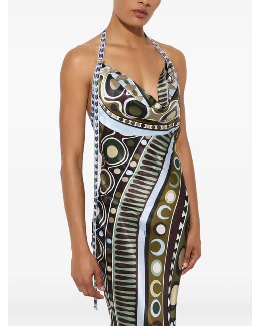 Emilio Pucci White Pucci Dresses Silk Viscose