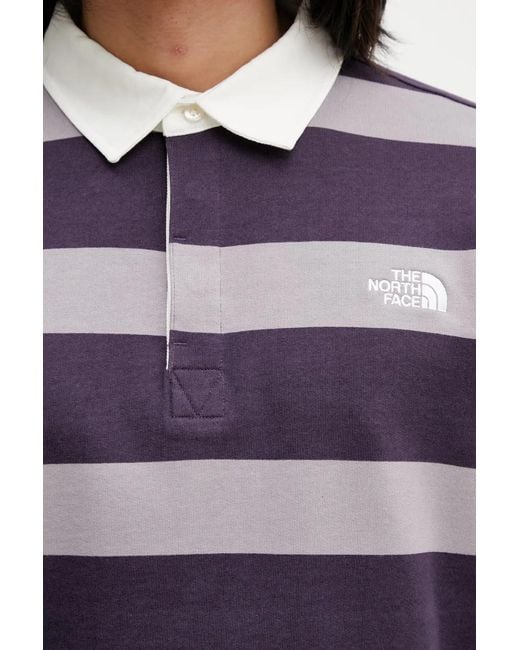 The North Face Blue Rugby Polo Sweatshirt