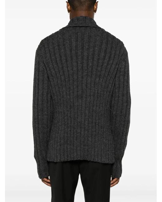 Dolce & Gabbana Black Sweatshirt With Zip for men