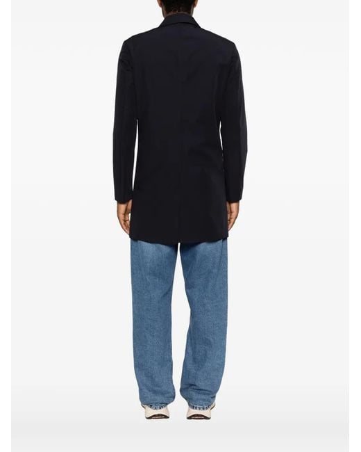 ÉPHÉMÈRE Blue Single-Breasted Buttoned Coat for men