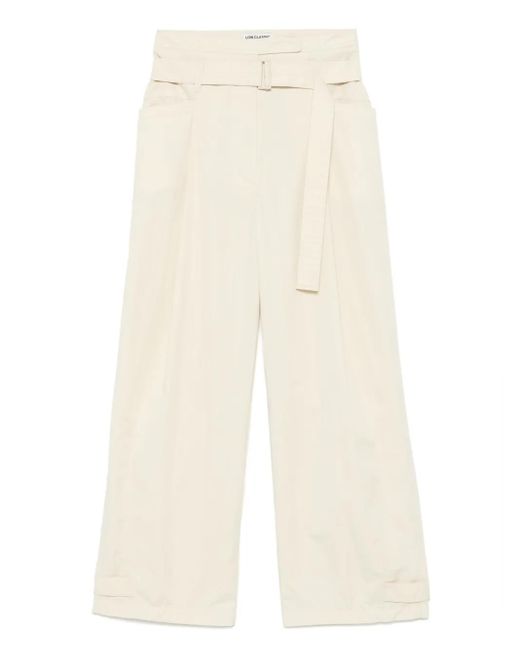 Low Classic ベルテッド パンツ Natural