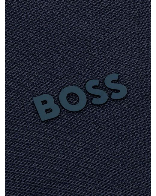 Boss Blue Polo À Manches Courtes for men