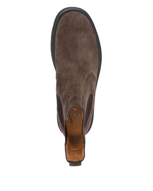 Tod's Brown Suede Boots for men