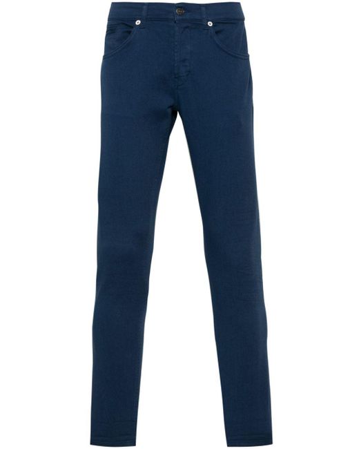 Dondup Straight Jeans in het Blue voor heren