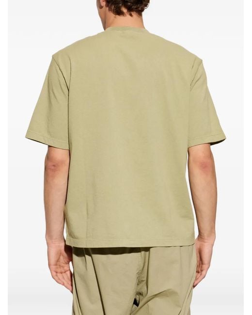 Stone Island Natural Logo-Patch T-Shirt for men