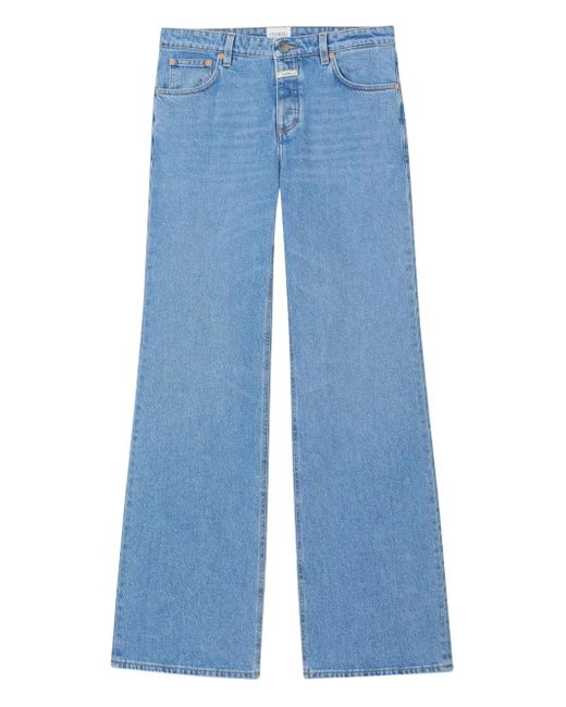 Closed Jeans Met Wijde Pijpen in het Blue