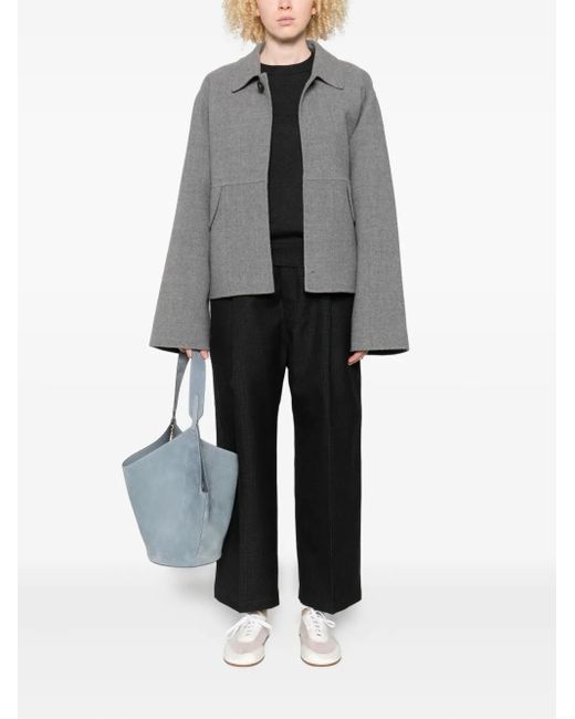 Sofie D'Hoore Black Round-Neck Wool Sweater