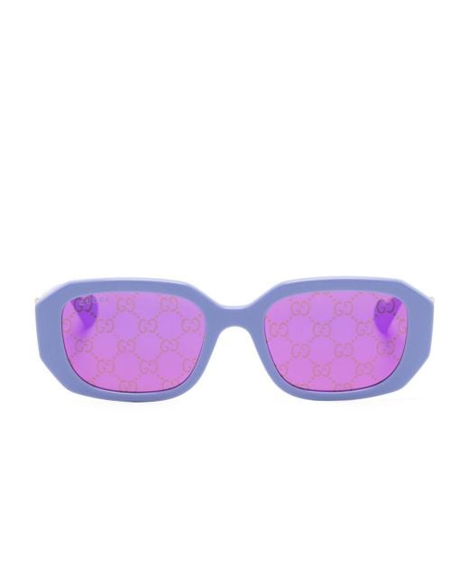 Gafas de sol GG1535S con montura redonda Gucci de color Purple