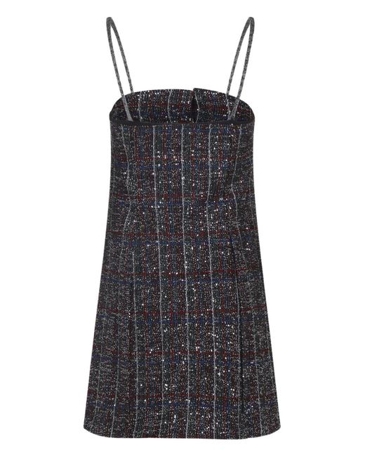 Missoni Button Check Mini Dress in Black | Lyst Missoni Button Check Mini Dress in Black | Lyst