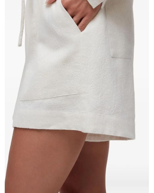 Osklen Shorts Met Trekkoord in het White