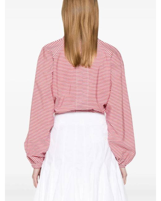 Camicia A Righe di Manuel Ritz in Pink