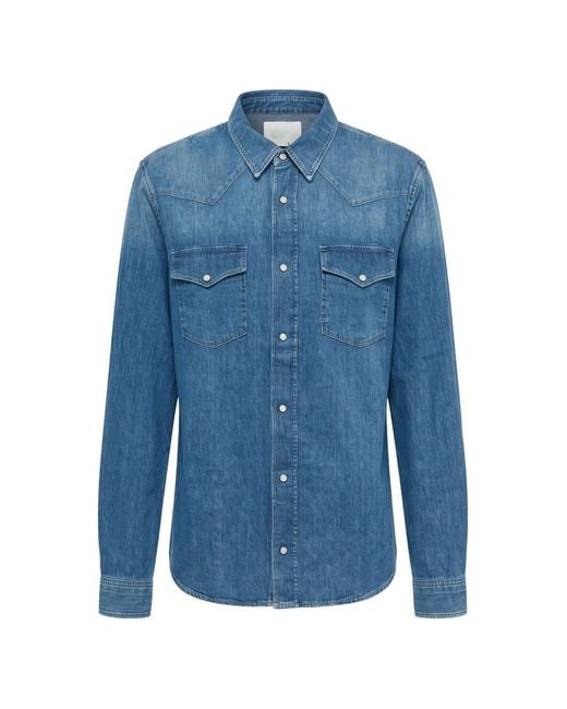 Citizens of Humanity Blue Western Denim Shirt for men