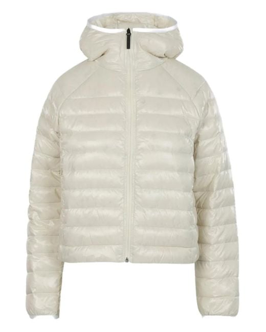 Aztech Mountain White Hooded Lightweight Down Jacket
