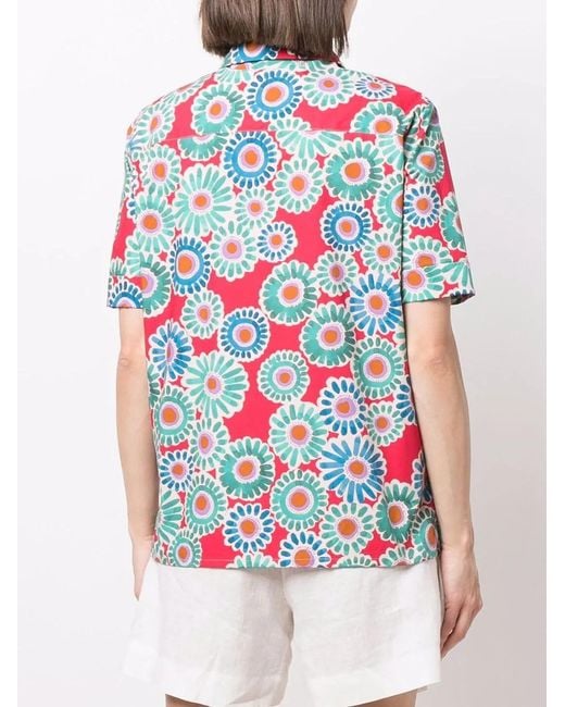 LaDoubleJ Blouse Met Print in het Blue