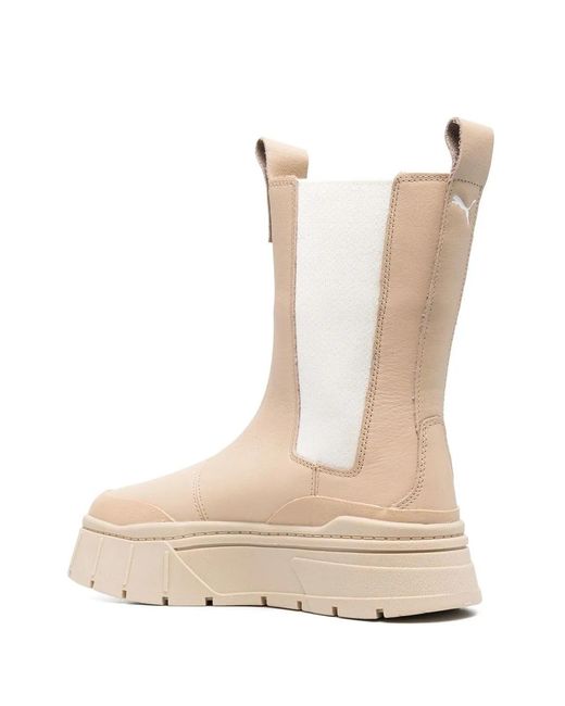 PUMA Natural Mayve Stack Chelsea Boots