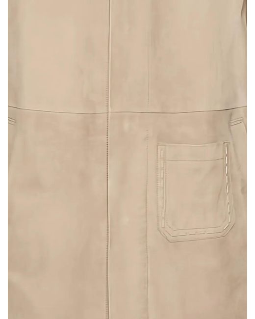 Ferragamo Natural Suede Coat for men