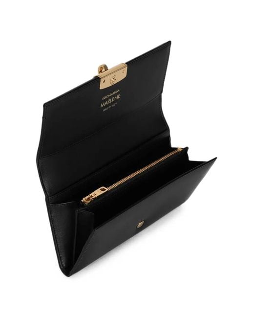 Dolce & Gabbana Black Marlene Wallet