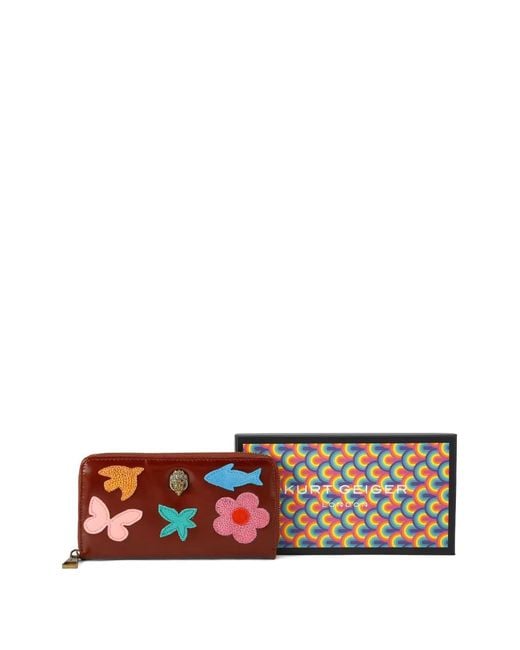Kurt Geiger Red Kensington Wallet