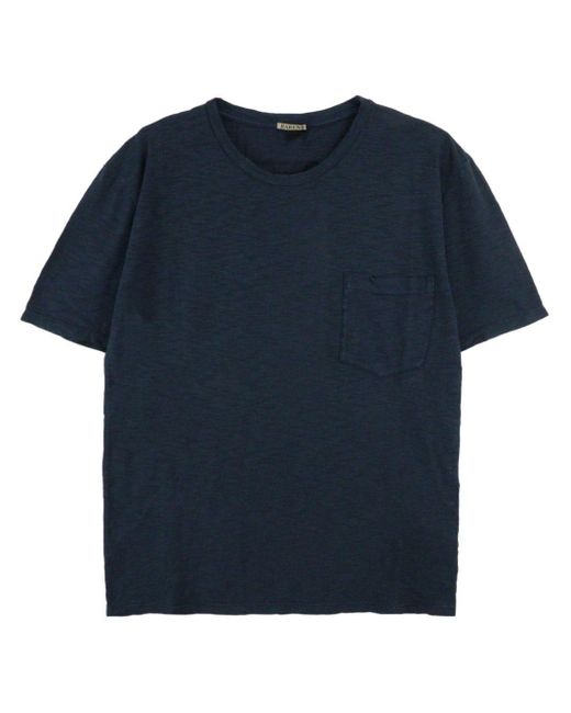 Barena Blue Giro Cotton T-shirt for men