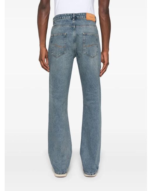 flâneur Blue Straight Jeans for men