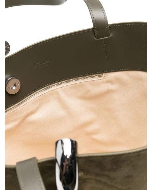 Borsa Tote The Bamba di Jacquemus in Green